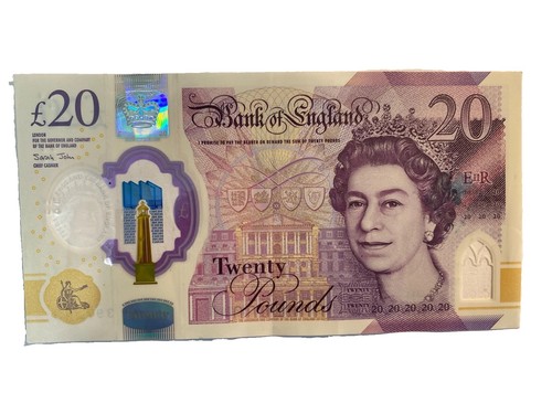Twenty english pounds 20 - english,