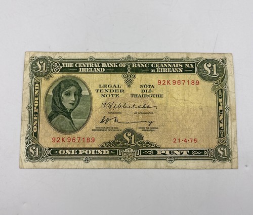 Ireland one pound bank note - ireland,,