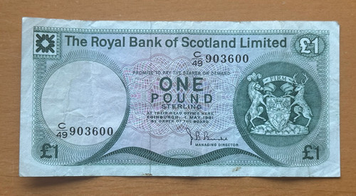 Scotland 1981 pound - 1981, 1