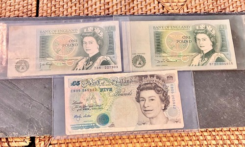 Bank england notes - 3,