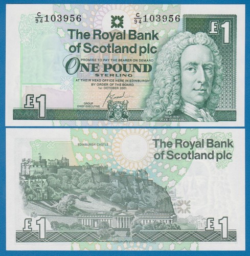 Scotland pound 351e 2001 - scotland,