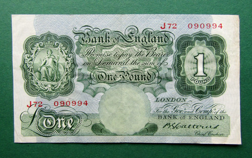 1930 catterns one pound - 1930, £1