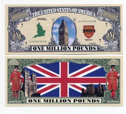 Million pound note - million,
