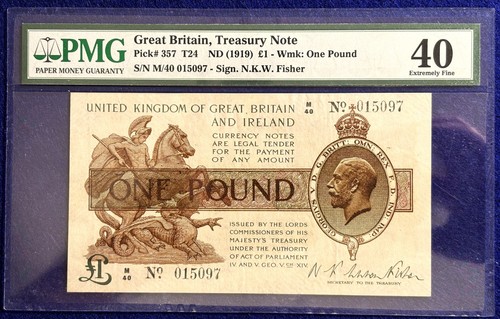 1919 pound note great - 1, note,