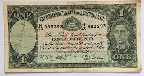 1942 australia pound - 1,